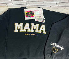 Load image into Gallery viewer, MAMA/DADDY/NANA & Etc Sweatshirt or Hoodie with kids names