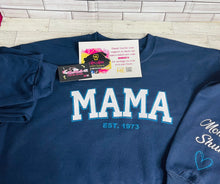 Load image into Gallery viewer, MAMA/DADDY/NANA & Etc Sweatshirt or Hoodie with kids names