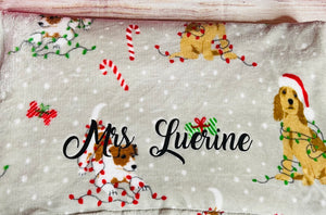 Personalized Fleece Throw Blanket