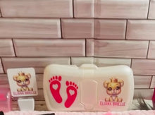 Load image into Gallery viewer, Baby Personalized Diaper Wipe case