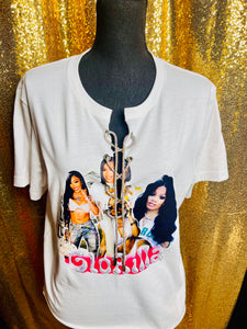 Custom Lace-Up Graphic Tees