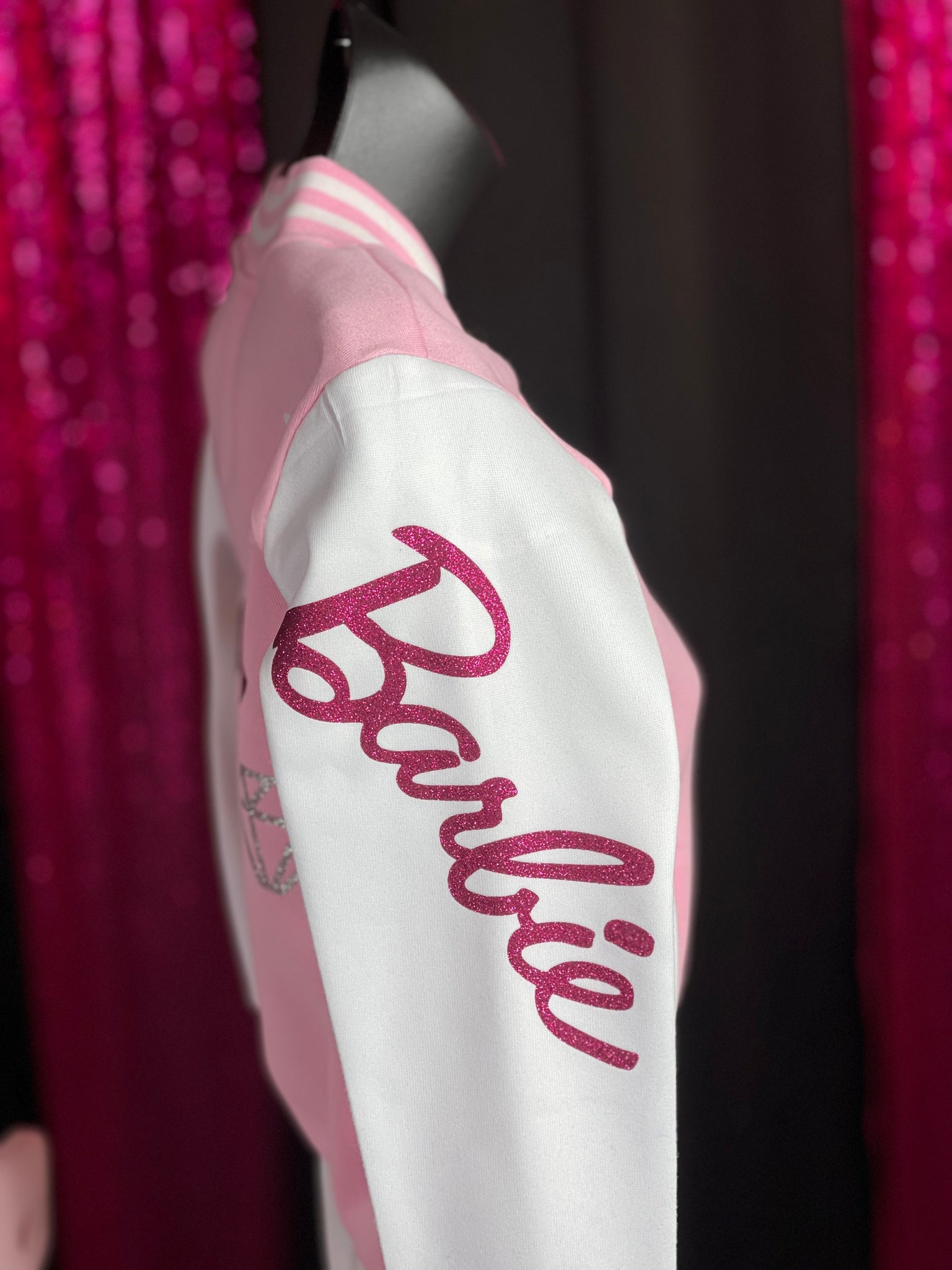 Custom pink ladies jacket hotsell