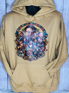 Black Power Collage Hoodie