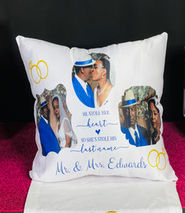 Personalized Satin Pillow