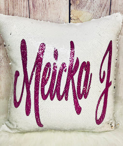 Photo Sequin Pillow Case