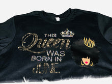 Load image into Gallery viewer, Custom or Personalized Bling T-shirt