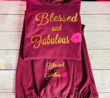 Load image into Gallery viewer, Blessed &amp; Fabulous Jogger Set