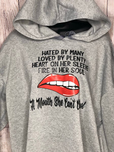 A Mouth She Can't Control Hoodie