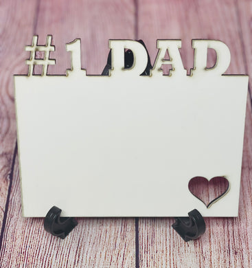 #1 Dad Personalized Custom Frame