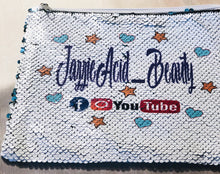 Load image into Gallery viewer, Personalized Sequins Cosmetic Bags