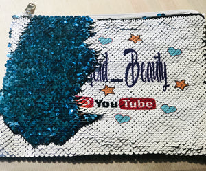 Personalized Sequins Cosmetic Bags