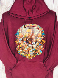 Black Power Collage Hoodie