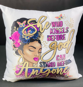 She Who Kneels Before GOD Can Stand Before Anyone